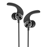 Ambrane Stringz 29 Wired Earphones with Mic, Powerful HD Sound with High Bass,Volume Controller, Tangle Free Cable, Comfort in-Ear Fit, 3.5mm Jack (Black), Normal