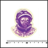 GADGETS WRAP Exclusive Sales Shar Pei Astronaut Cigars Notebook Car Styling On Laptop Stickers [Single]