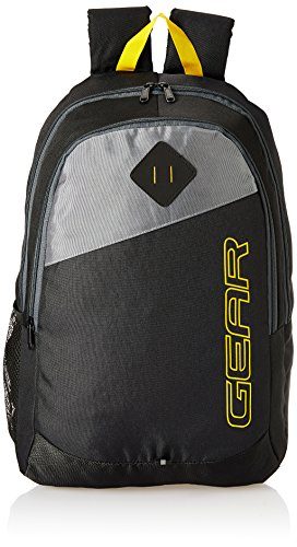 Gear 21 Ltrs Black Casual Backpack