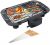 GREEVA 2000wt Portable Electric Barbecue Grill – Black Temperature Control Smokeless BBQ with 12 Sticks