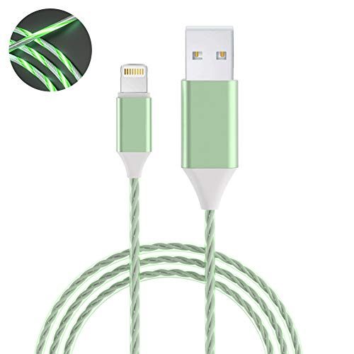SIMSCO LED Light Flow Cable Fast Charging Cable Compatible for iPhone