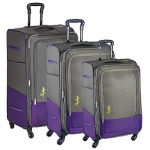 Skybags Romeo Set of 3 ( Small + Medium + Large ) Grey Softsided Trolleys