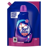 Surf Excel Matic Front Load Liquid Detergent Refill Pouch – Super Saver Pack Specially Designed For 100% Tough Stain Removal In Frontload Machines, 2 L