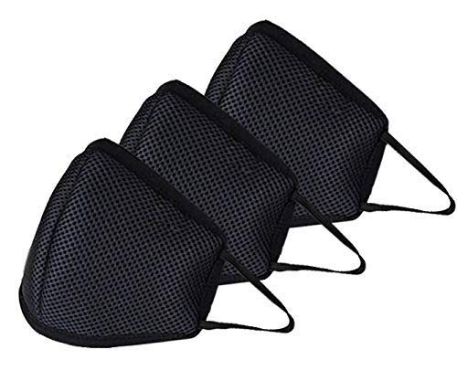 Thinkzy Certified/Tested KN95 Mask | Anti-Bacterial Anti-Pollution Anti-Dust Face Mask with HypaShield | Ultra Comfortable with 6-Layer Outdoor Protection | Washable | Reusable| for Men/Women (Pack of 3)